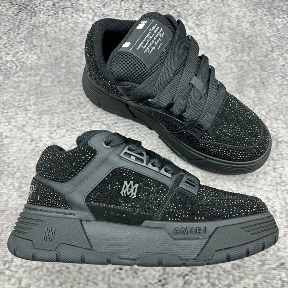 AMIRI Black Crystal MA-1 Sneakers